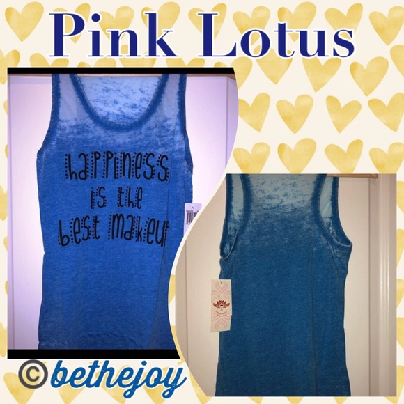 Happiness is the Best Makeup Yoga Tank Top - Picture 2 of 5